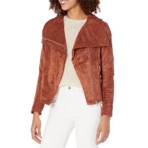 BLANK NYC SL8 Suede Moto Jacket